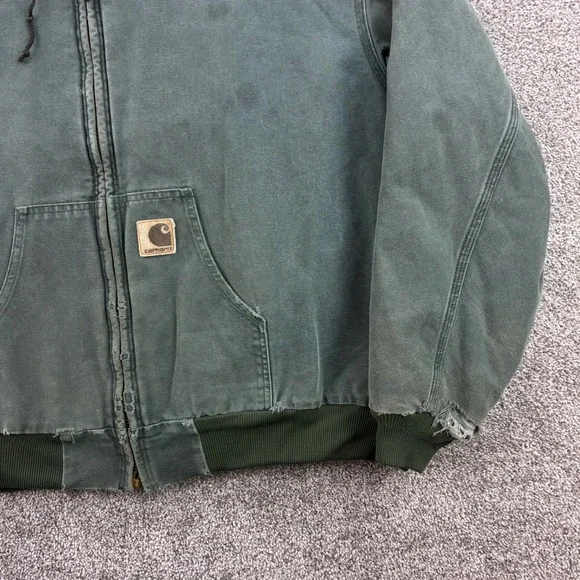 Carhartt J68HTG グリーン ジャンパー Sold🫶🏻 1999 Rare Vintage Carhartt Active Jacket 'J68 HTG Hunter
